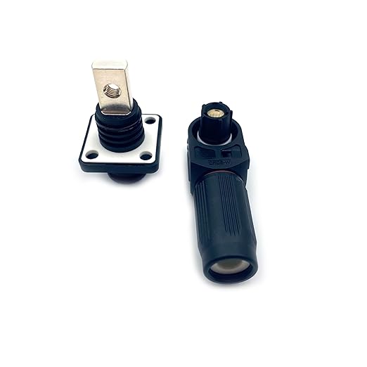 350A-450A 1500V Battery Energy Storage Connector, 120-185mm² High Current Connectors Quick Plug Terminal Black Right Angle Plug and Socket IP67 Waterproof Power Adapter Threaded Wiring