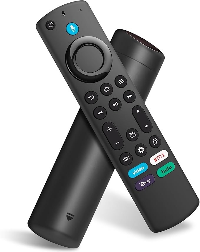 Replacement Voice Remote Control for All-Insignia-FireSeries & TV Stick(2nd/3rd Gen/4K Select/Plus/Lite/4K Max)/NS-RCFNA-21 Remote for Pioneer/Hisense/Omni-FireSeries Smart TV 3rd Gen and Cube