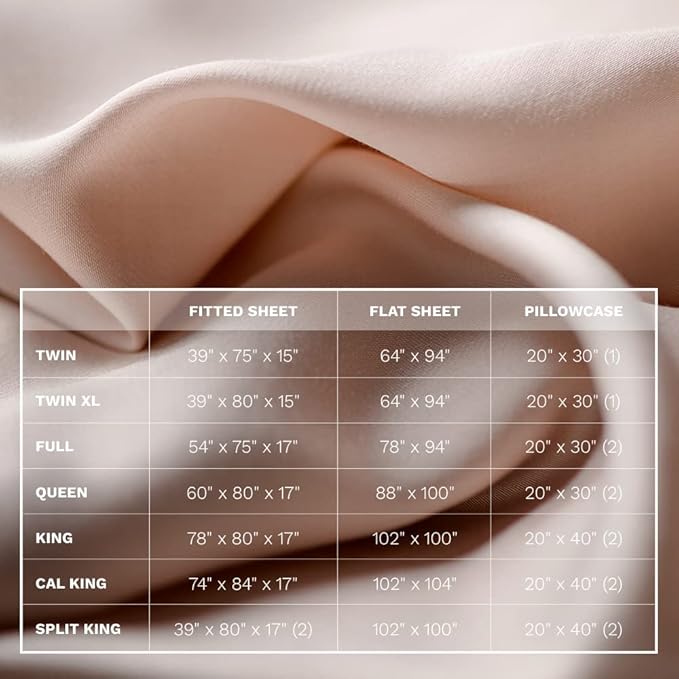 LUXOME Luxury Sheet Set | 100% Rayon (Viscose) from Bamboo | Full Size - Blush | Deep Pockets | 4-Piece Set (Fitted, Flat, 2 Pillowcases)