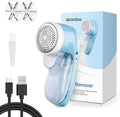 Fabric Shaver, Lint Remover for Clothes, Electric Lint Remover with 3 Replaceable Blades, Removes Fabric Pills, Rechargeable Sweater Defuzzer Pill Remover, Depiller Effectively Remove Pills (Blue)