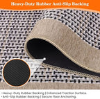 StepRite Kitchen Rugs, Kitchen Mats for Floor, 70"x24" Non-Slip Machine-Washable Kitchen Throw Rug, Absorbent Runner Rugs Office, Sink Standing Desk Mat, Decor Carpet, Khaki - Image 7