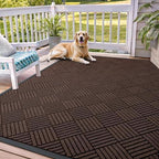 OLANLY Front Door Mat Outside Entrance 71x47, Waterproof Heavy-Duty Doormat by OLANLY