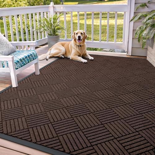OLANLY Front Door Mat Outside Entrance 71x47, Waterproof Heavy-Duty Doormat by OLANLY