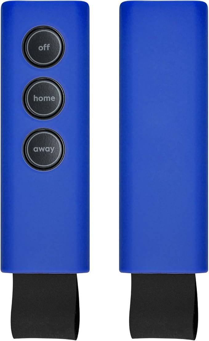 Protective Silicone Sleeve Case for SimpliSafe KeyFob - Arm and Disarm Remotely, Flexible Case for SimpliSafe Home Security System KeyFob - Latest Gen (Blue)
