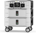 IEE SP5000 Portable Power Station & Solar Generator,5000W (Peak 9000W) 5120Wh EV-Grade LFP Batteries,120/240V Dual Voltage,3500W 1.6H Fast Charge,APP Control & EPS Switch for Home Backup.