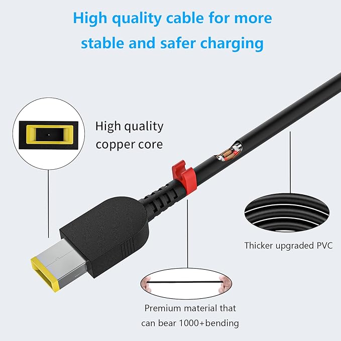 230W Legion 5 Charger Compatible with Lenovo Legion 5 7 5P C7 S7 Y520 Y740 Y730 Y900 Y910 Y920 Y7000P ThinkPad P16 P15 P73 P52 P70 ADL230NLC3A Laptop Power Supply Adapter