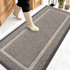 OLANLY Front Door Mat Outside 59x23, All-Season Heavy-Duty Rubber Doormat by OLANLY