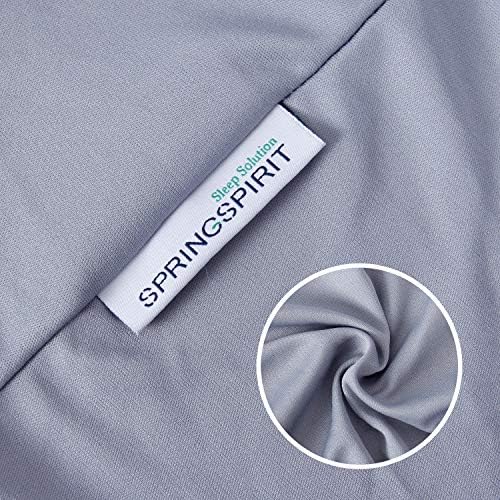 Box Spring Cover Full Size with Smooth and Elastic Woven Material - Image 4