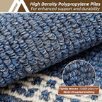 COSY HOMEER Kitchen Rugs Sets of 2 Non-Slip Washable,20"x30"+20"x48" - Image 2