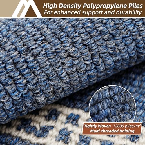 COSY HOMEER Kitchen Rugs Sets of 2 Non-Slip Washable,20"x30"+20"x48" - Image 2