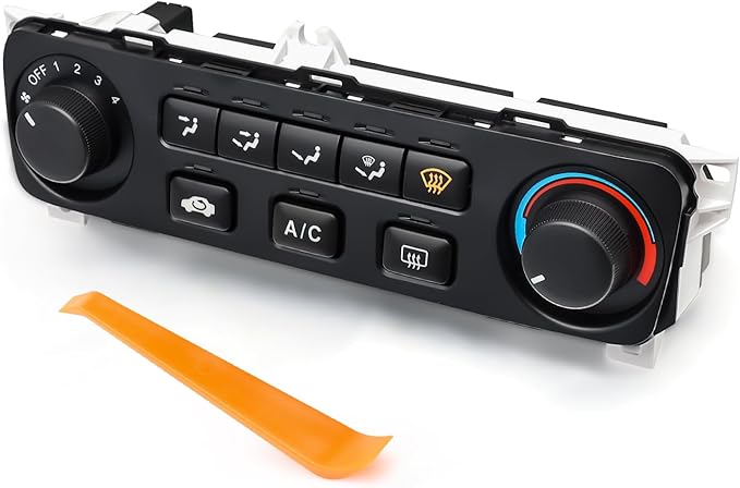 79600-S84-A21ZA A/C Control Panel Compatible with 2001-2002 Honda Accord 2.3L L4/3.0L V6 AC Climate Control Module, 79600S84A21ZA HVAC Control Panel Original Air Conditioning Control