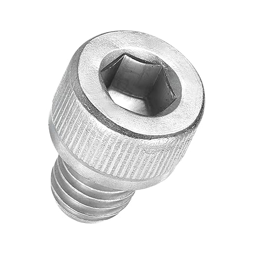 Kozelo 20pcs Socket Head Cap Screws - [M8-1.25 x 10mm] 304 Stainless Steel Allen Socket Drive for Electrical Motor 3D Printing Fan Engine Replacement Use, Silver