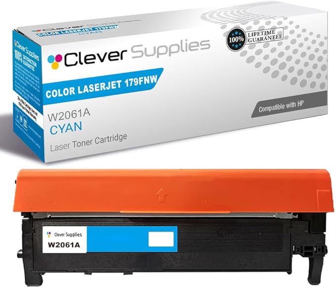 CS Replacement Compatible with HP 179FNW Toner Cartridge W2061A to use with 150A150NW 178NW 178NWG (Cyan, 1-Pack)