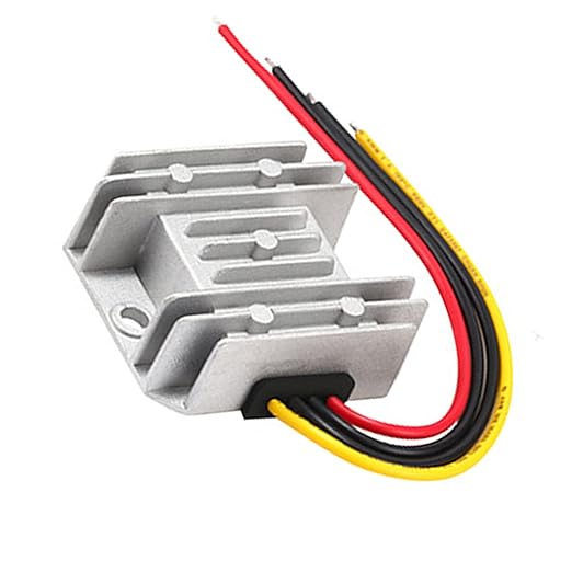 MGGi DC to DC 12V/24V to 5V 10A 50W Voltage Reducer Converter Regulator, Step Down Converter Regulator Waterproof Power Supply Module Buck Transformer, for Golf Cart, Forklifts, Car