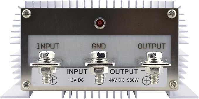 Cllena DC/DC 12V to 48V Boost Converter 20A 960W Step Up Voltage Regulator Module Car Power Supply Voltage Transformer (Input 10V-16V)