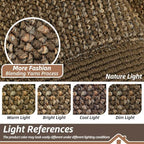 BEQHAUSE Indoor Door Mat 24" x 72", Dirt Trapper Door Mats, Brown - Image 6