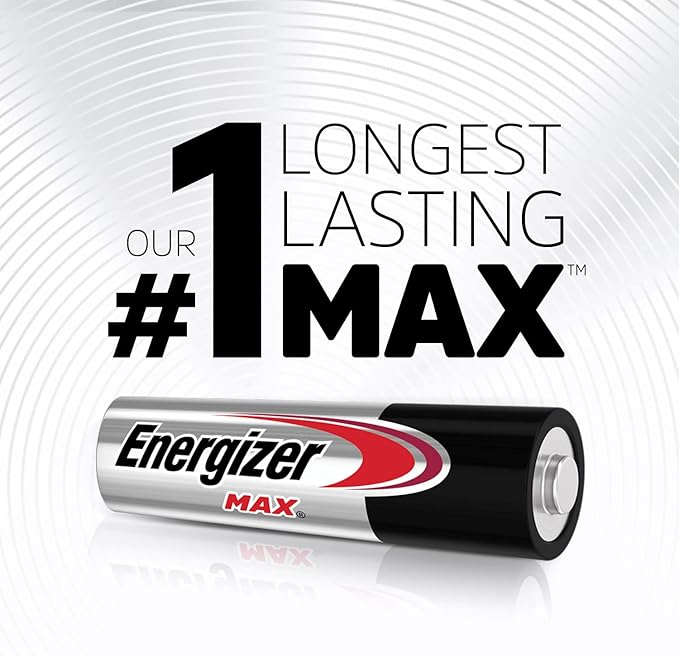 Energizer AA Batteries, MAX Double AA Battery Alkaline, 10 Count