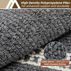 COSY HOMEER Kitchen Rugs Sets of 2 Non-Slip Washable,20"x30"+20"x48" - Image 2
