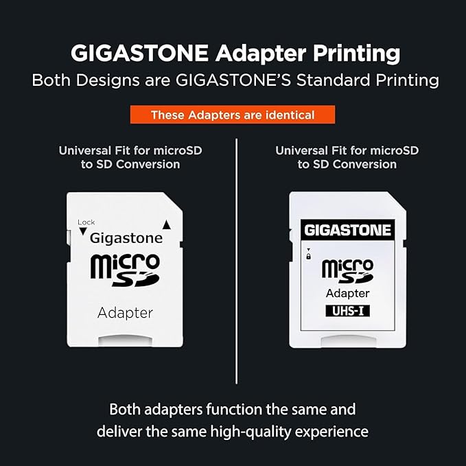 [5-Yrs Free Data Recovery] Gigastone 512GB Micro SD Card, 4K Camera Pro, A2 V30 UHS-I U3 C10, Up to 150/120MB/s, for Smartphone, GoPro, Action Cam, 4K UHD Video, with Adapter & USB-C Card Reader