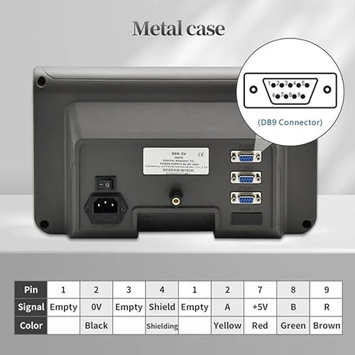 3 Axis Digital Readout DRO for Milling Machine High Accuracy Linear Scale 5um 420mm x 820mmx 470mm Travel Length
