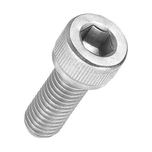 Kozelo 10pcs Socket Head Cap Screws - [M8-1.25 x 22mm] 304 Stainless Steel Allen Socket Drive for Electrical Motor 3D Printing Fan Engine Replacement Use, Silver