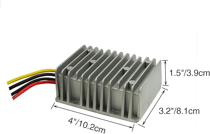 Proshopping Golf Cart DC Converter Regulator, 36V 48V Step Down to 12V 30A 360W Voltage Reducer, Big-Size DC/DC Power Supply Module Buck Transformer - for Golf Cart, Club car, forklifts, Car