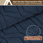 COSY HOMEER Kitchen Rugs Sets of 2 Non-Slip Washable,60x24Inch/35X24Inch - Image 2