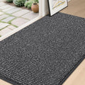 BEQHAUSE Dirt Trapper Door Mat 36"x60", Non-Slip Washable Doormat, Charcoal by BEQHAUSE