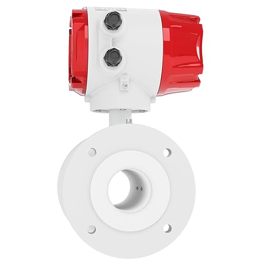 Electromagnetic Flow Meter,High-Precision Industrial Flowmeter Digital Display IP65 Protection 4-20mA Output Pipe Sensor for Wastewater, Sewage, and Seawater（DN125)