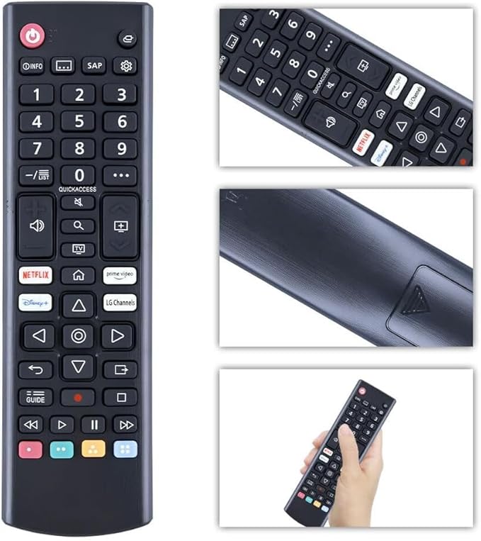 Universal Remote for All LG Smart TV with DSY+,Netflix,Prime Video,Channel Buttons