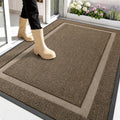 OLANLY Front Door Mat Outside 59x34, All-Season Heavy-Duty Rubber Doormat by OLANLY