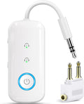 Premium Pro Bluetooth 5.4 Transmitter Receiver,Airplane Audio Adapter,Wireless Transmitter for TV/Travel Flight,Airline,Gym.Compatible with 2 AirPods/Headphones,Bluetooth Receiver for Car/Home Stereo