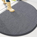 OLANLY Half Circle Front Door Mat 47x34, Waterproof Heavy-Duty Doormat by OLANLY