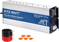 XYZ INVT 4000W Pure Sine Wave Inverter 12V to 120V AC, 8000W Peak Power - Portable Power Converter for Solar System, Off-Grid Home, RV, Truck & Camping