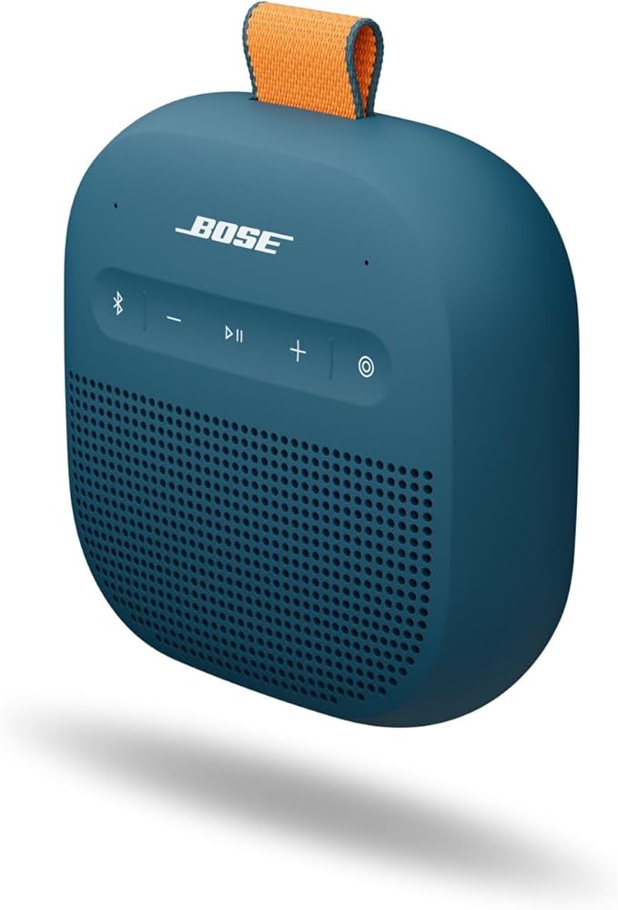 Bose New SoundLink Micro Portable Bluetooth Speaker (2nd Gen), Wireless Outdoor Speaker, Up to 12 Hours Battery Life, Waterproof and Dustproof, Twilight Blue - Limited Edition Color