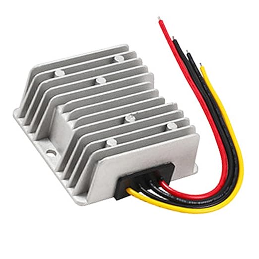 MGGi DC/DC Voltage Reducer Converter Regulator 12V 24V Step Down to 5V 20A 100W, Converter Regulator Power Supply Module Buck Transformer for Golf Cart Forklifts Car Vehicle, Aluminum
