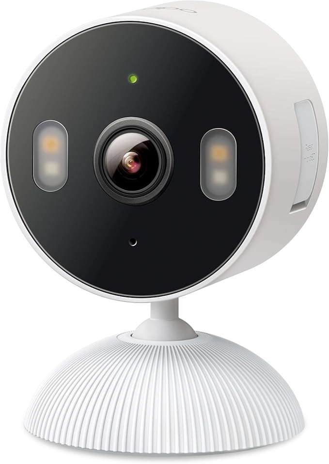 Tapo 1080p Indoor/Outdoor Security Camera - Free Person/Motion/Baby Cry Detection, Color Night Vision, IP65 Weatherproof, SD/Cloud Storage, Works w/Alexa & Google Home HybridCam