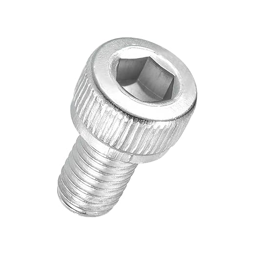 Kozelo 40pcs Socket Head Cap Screws - [M5-0.8 x 8mm] 304 Stainless Steel Allen Socket Drive for Electrical Motor 3D Printing Fan Engine Replacement Use, Silver
