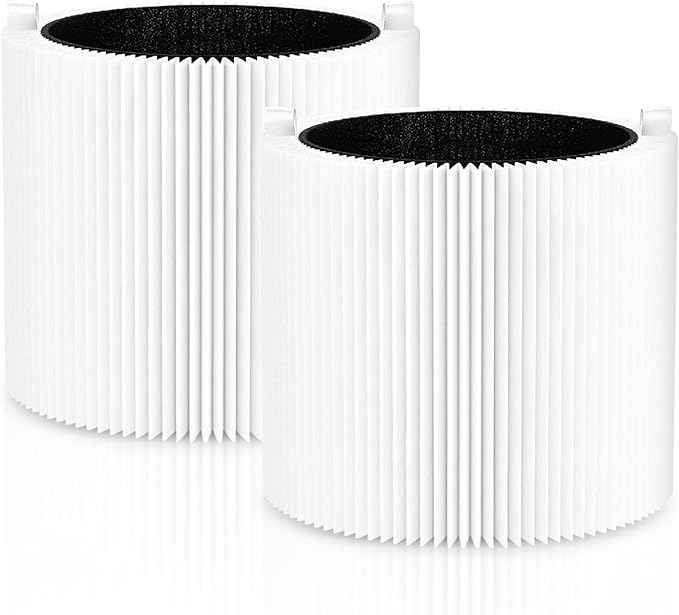 411i Max 411a Replacement Filters for Blueair 411i Max and 411a Max Air Purifier, F4MAX Particle and Activated Carbon Filter, 2 Pack