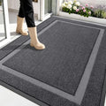 OLANLY Front Door Mat Outside 59x40, All-Season Heavy-Duty Rubber Doormat by OLANLY