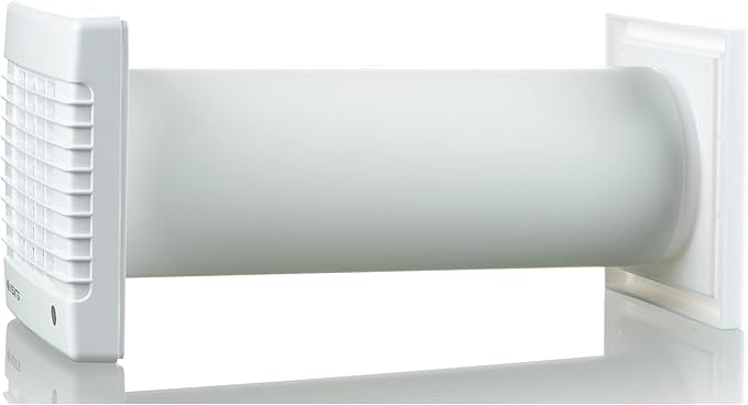 VENTS-US GK 150 MA - Easy to Install 6" Through The Wall Exhaust Fan with 176 CFM - Built to Remove Moisture, Harmful Fumes, Vapors, Odors, Humidity, and Common Indoor Air Contaminants