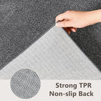 5x7 Black/White Area Rug Washable Non-Slip Soft for Living Room Bedroom - Image 6