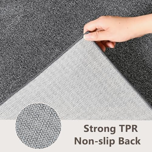 7x10 Large Black/White Area Rug Washable Non-Slip for Living Room Bedroom - Image 6