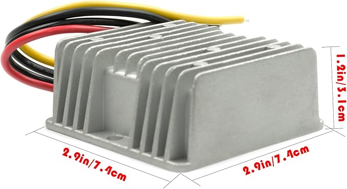 MGGi DC Voltage Converter Regulator 36V 48V Step Down to 12V 10A 120W, Waterproof Voltage Reducer, High-Power Power Supply Module Buck Transformer, for Golf Cart, forklifts, Car