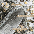 Yamaziot Washable Runner Rug, 2x8 Non-Slip Boho Vintage Hallway Kitchen Rug - Image 3