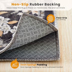 SameBed Washable 2x3 Entryway Area Rug, Vintage Kitchen Rug Black - Image 5