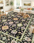OLANLY 9x12 Washable Area Rug, Soft Non Slip Carpet for Bedroom Living Room by OLANLY