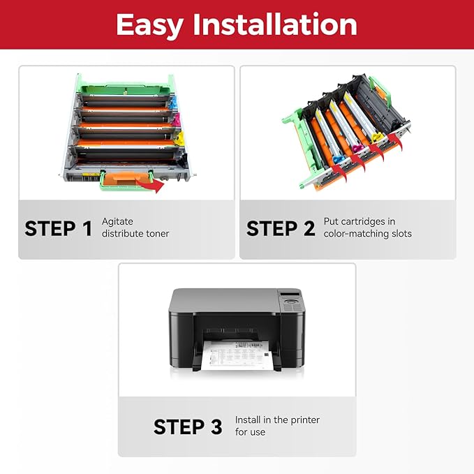 DR431CL Drum Unit Printer High Yield Replacement for Brother DR-431CL Imaging Drum Compatible with MFC-L8900CDW MFC-L8690CDW HL-L8360CDW HL-L8260CDW MFC-L8610CDW MFC-L8905CDW MFC-L9570CDW HL-L8360CDWT