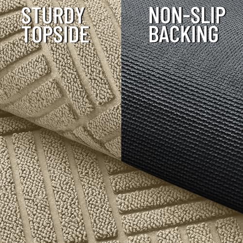 OLANLY Front Door Mat Outside Entrance, Waterproof Heavy-Duty Doormat - Image 5