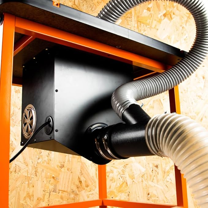 O'SKOOL Dust Collection Box with Router Table Dust Collection Kit, DCC010